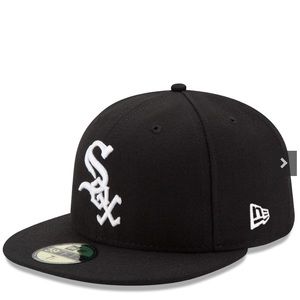 New Era Chicago White Sox Black Game Authentic Collection On Field Fitted Hat